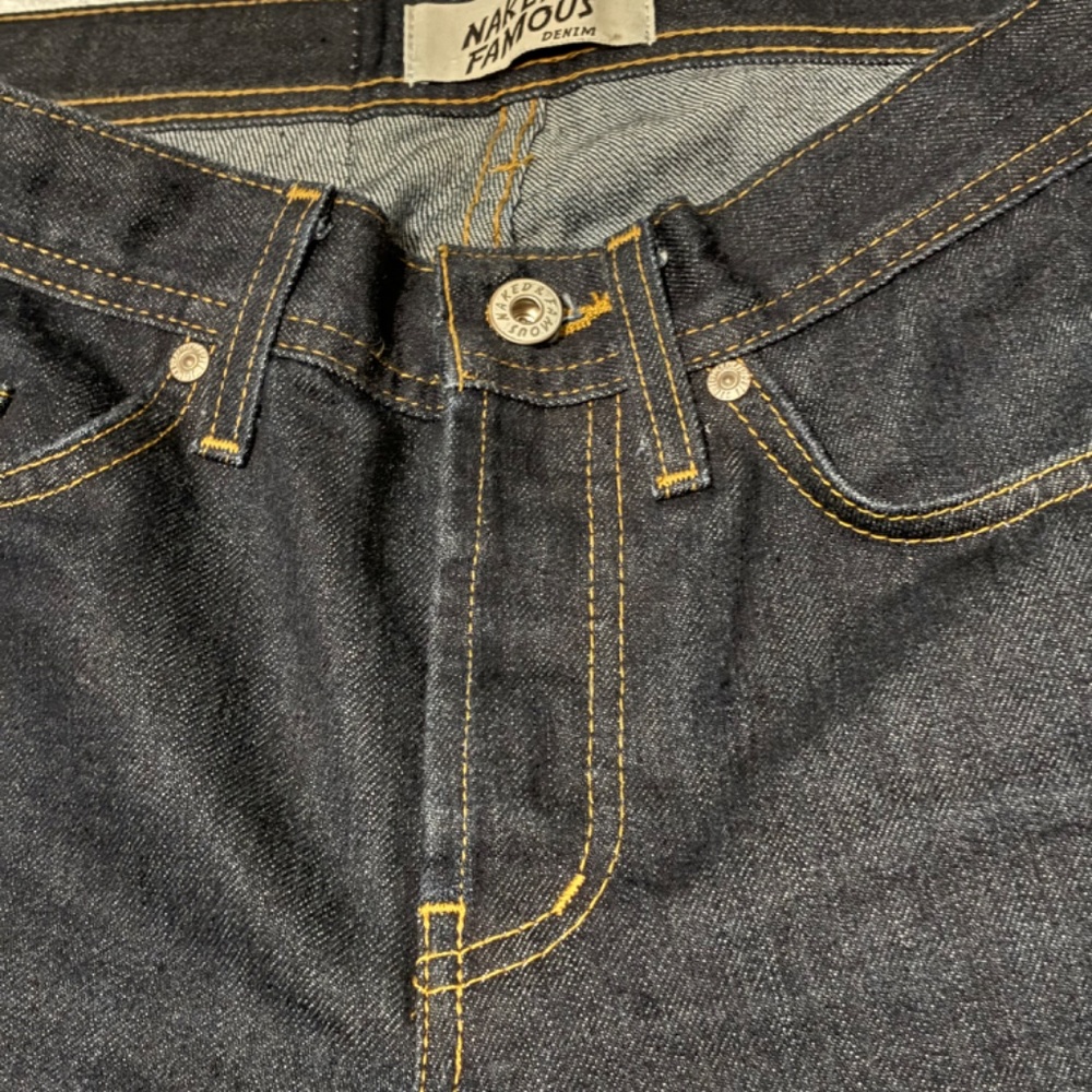 Naked and famous denim all conditions salvage weird guy 30 - Picture 8 of 16